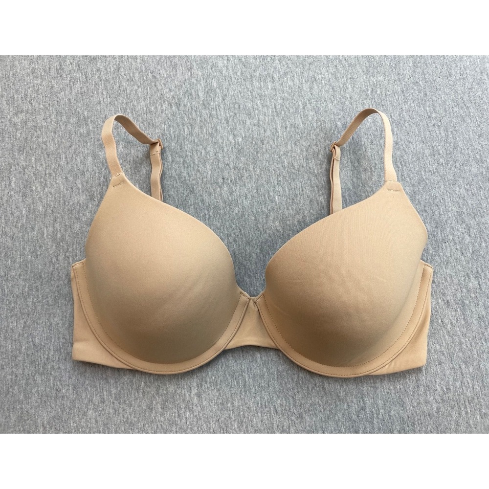 Skims Bra Womens 32D Beige Underwire Lined Adjustable Strap